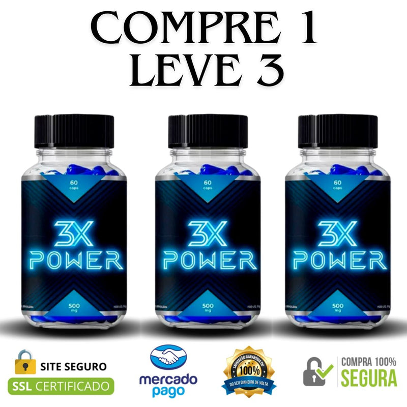 3x Power - Compre 1 Leve 3 - Aproveite a Potência