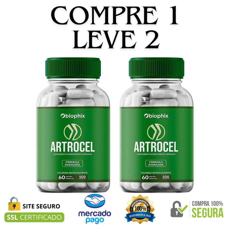 Artrocel Compre 1 Leve 2 - Suas Articulações Merecem o Melhor