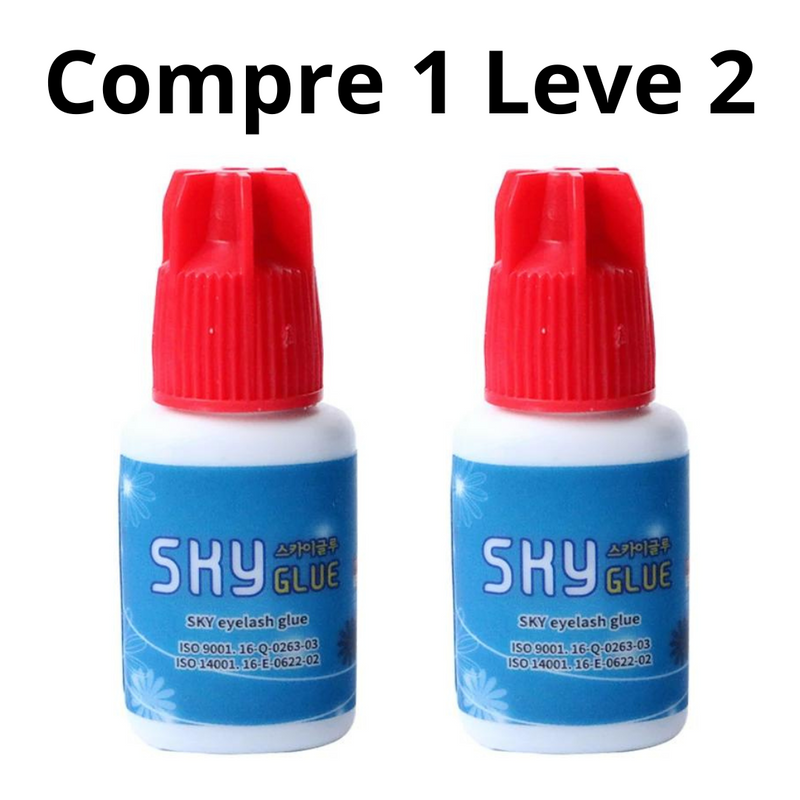 Compre 1 Leve 2 - Cola Sky Glue Para Extensão de Cílios + Brinde