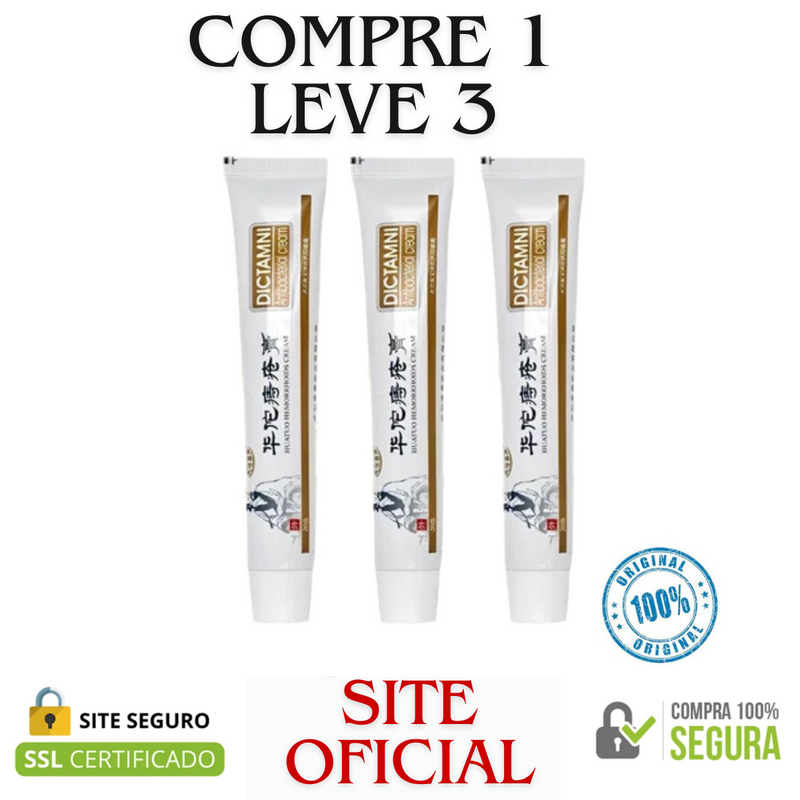 Dictamni Compre 1 Leve 3 - Pomada Japonesa Para Hemorroida + Brinde