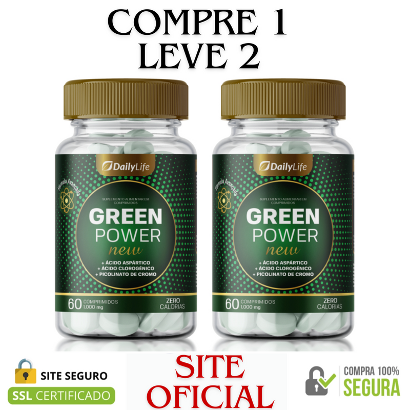 Green Power - Compre 1 Leve 2 - Alcance Seus Objetivos na Saúde