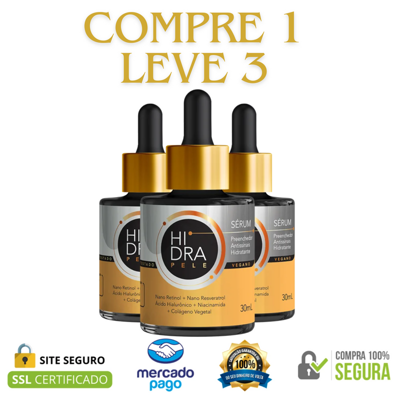 Compre 1 Leve 3 Hidra Pele - Oferta Apenas Hoje