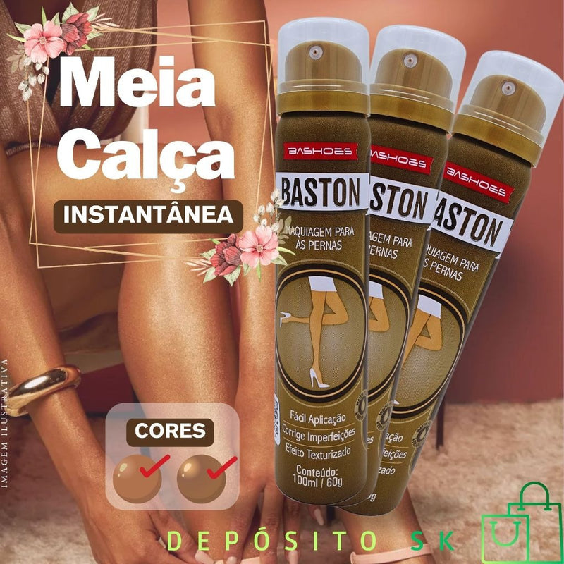 Maquiagem Para Pernas - Spray Meia Calça + 2 Brindes + Frete Off