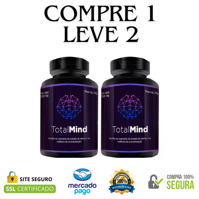 Compre 1 Leve 2 - Total Mind - Desperte Seu Potencial Máximo