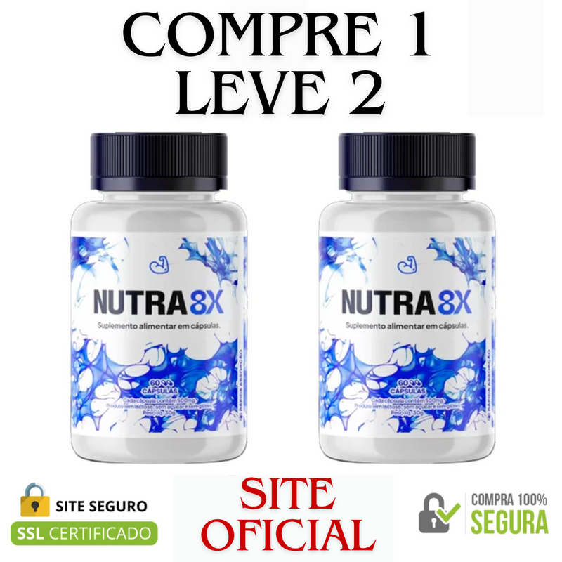 Nutra 8x Compre 1 Leve 2 -Aumente Sua Potência Natural