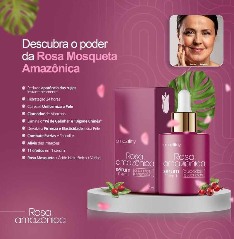 Compre 1 Leve 2 - Serum Rosa Amazônica - Oferta Apenas Hoje