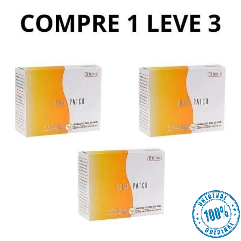 Compre 1 Leve 3 - Adesivo Emagrecedor Detox Slim Patch + Brinde - Oferta Somente Hoje