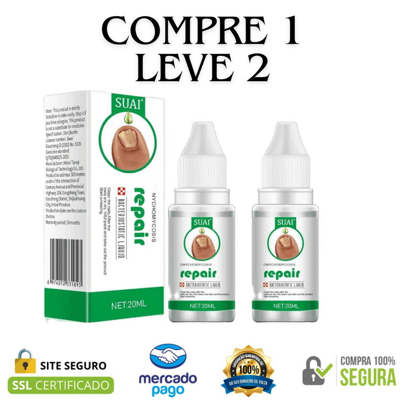 Suai Repair Compre 1 Leve 2 - Anti Fungos e Micoses Para Sua Unhas