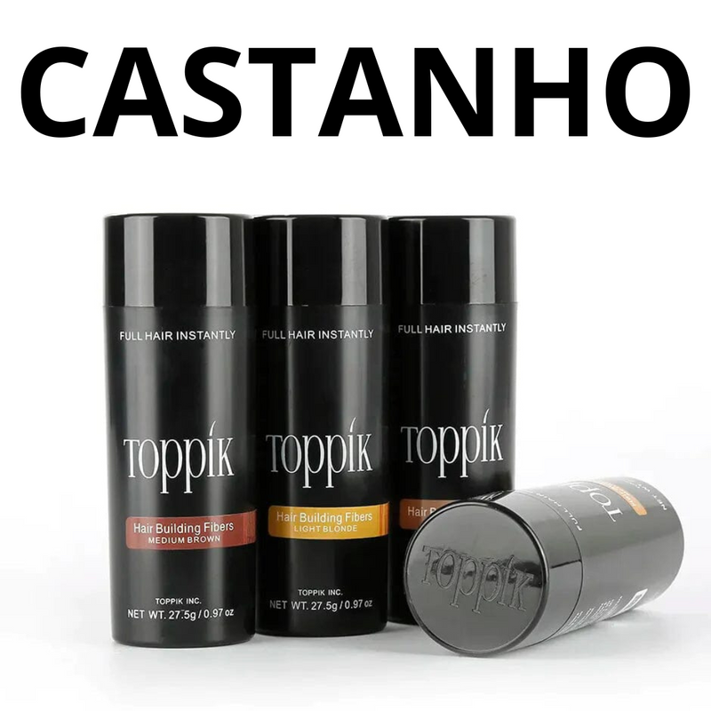 Compre 1 Leve 3 - Toppik Para Entradas e Falhas no Cabelo + Brinde