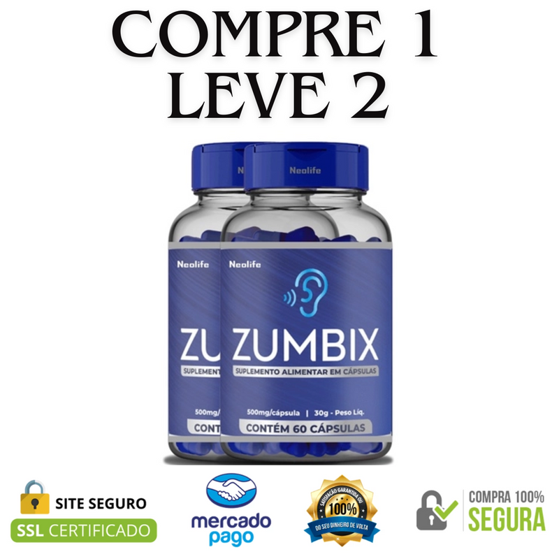 Zumbix Compre 1 Leve 2 - Acabe Com o Zumbido