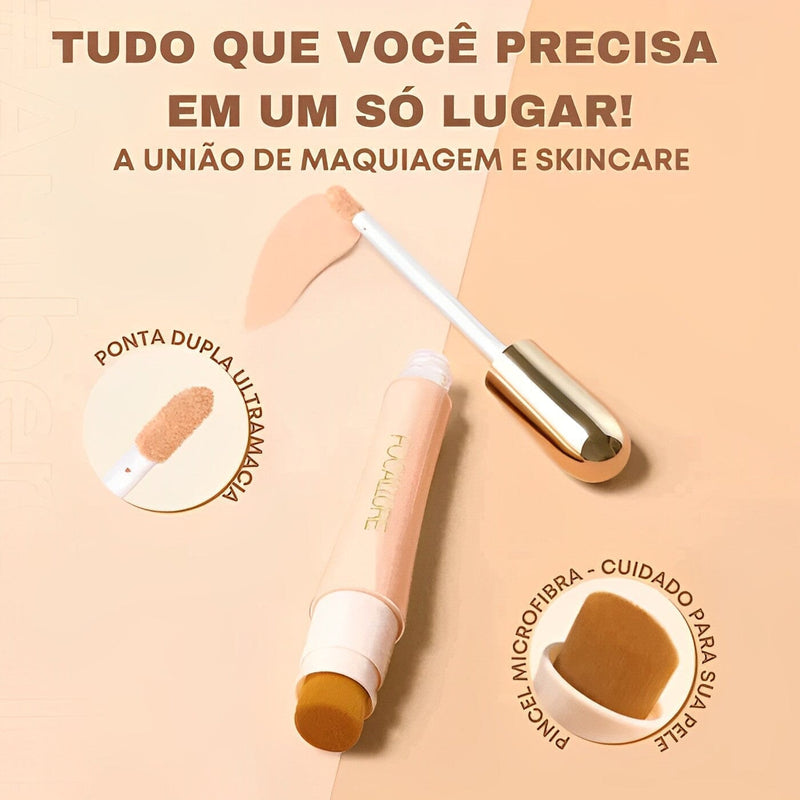 Base Femitta Focallure 2 em 1 - Anti Rugas + Brinde - Oferta Somente Hoje