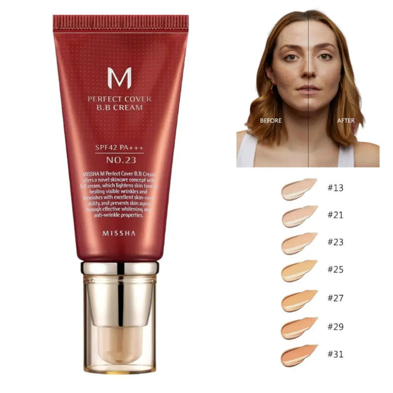 Base Missha BB Cream M Perfect Cover - Frete Grátis + 2 Brindes