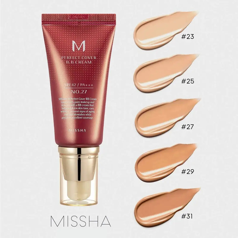 Base Missha BB Cream M Perfect Cover - Frete Grátis + 2 Brindes