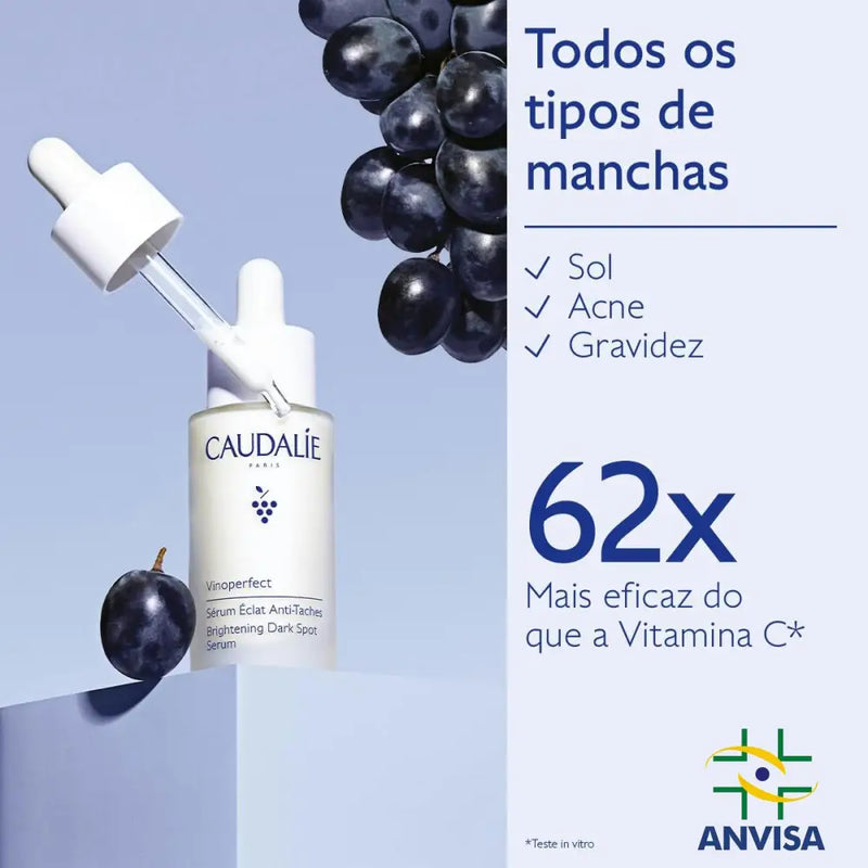 Caudalie Vinoperfect - Sérum Iluminador Antimanchas - Frete Grátis + Brinde