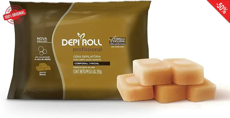 Cera Depi Roll 500 g + 2 Brindes e Frete Grátis