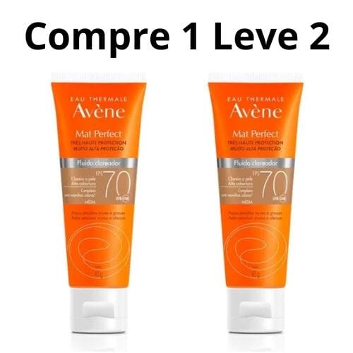 Compre 1 Leve 2 - Avène Mat Perfect 70 Original + Brinde - Oferta Somente Hoje