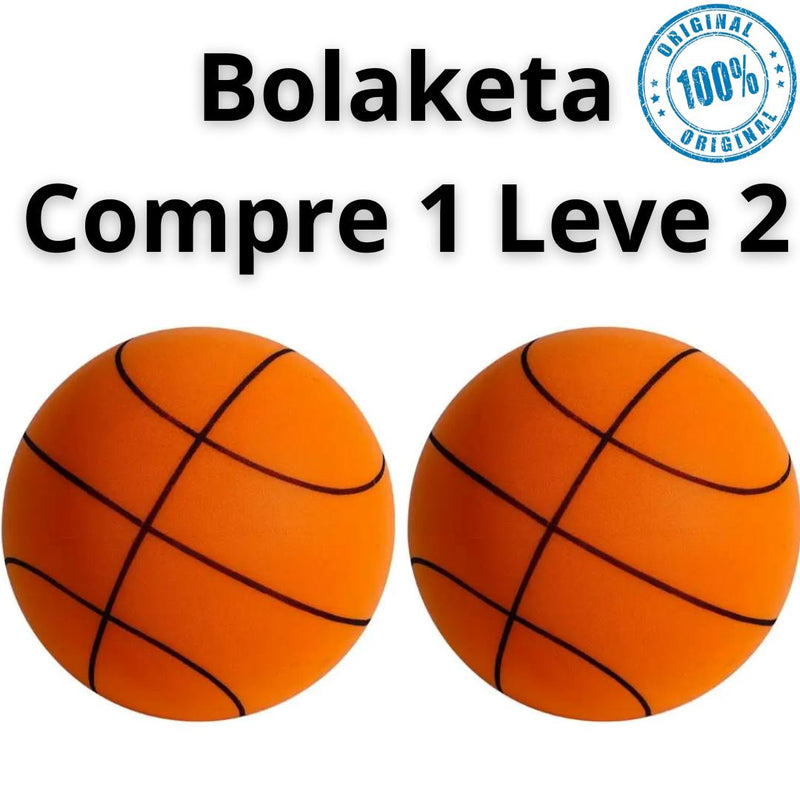 Compre 1 Leve 2 - Bolaketa a Bola de Basquete Silenciosa + Brinde: Cesta