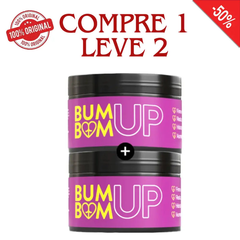 Compre 1 Leve 2 - Bumbum Up Firma e Aumenta o Bumbum + 2 Brindes e Frete Grátis