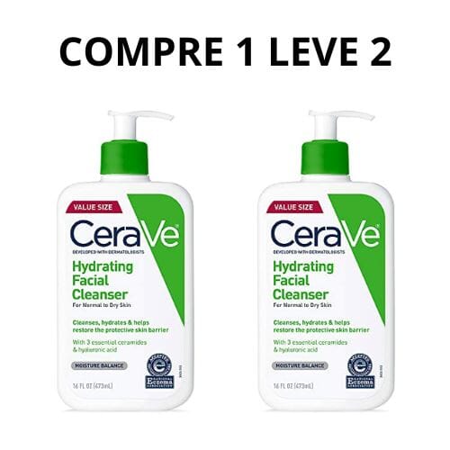 Compre 1 Leve 2 - Cerave Hydrating Facial Cleanser + Brinde - Oferta Somente Hoje