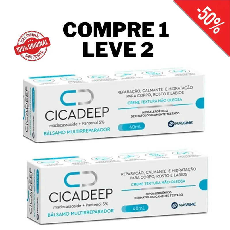 Compre 1 Leve 2 - Cicadeep + Dois Brindes - Frete Grátis