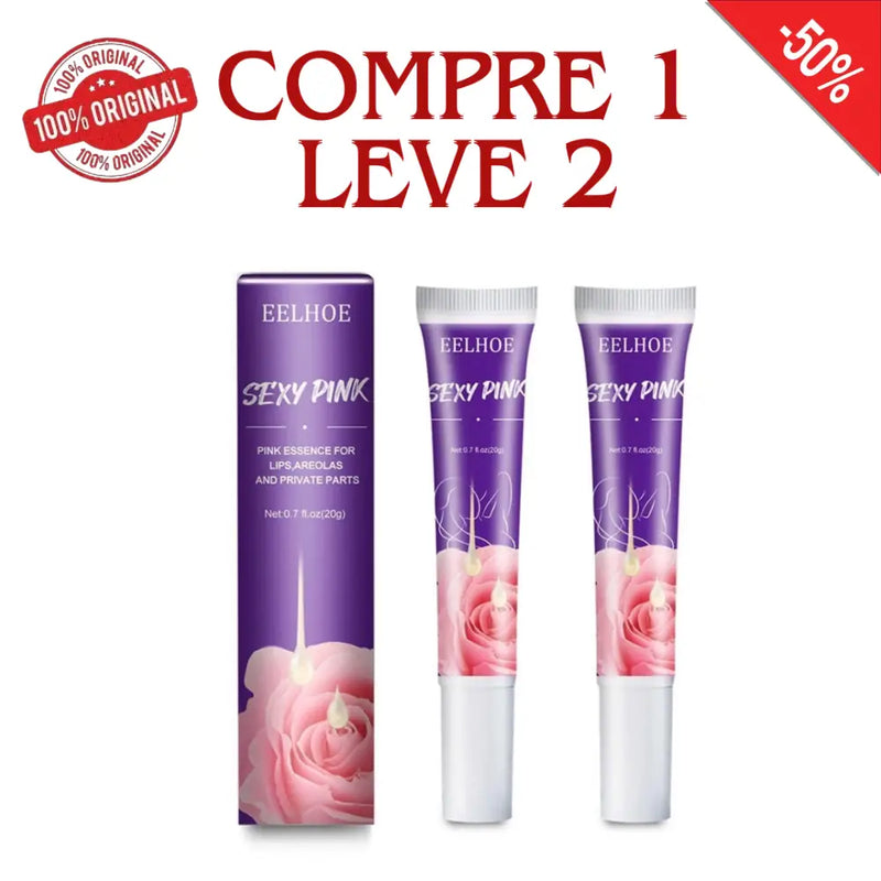 Compre 1 Leve 2 - Creme Clareador Sexy Pink + 2 Brindes