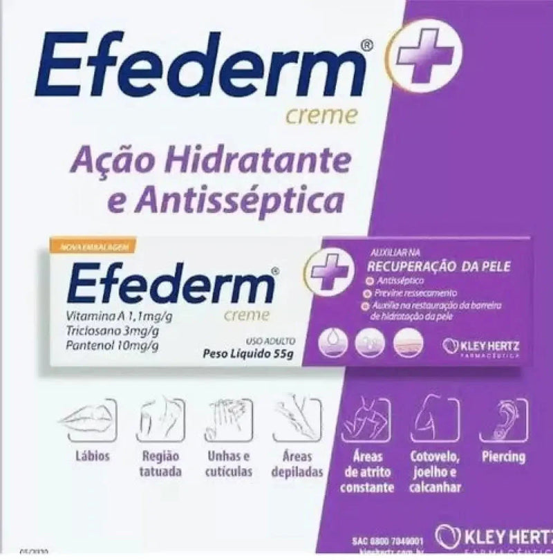 Compre 1 Leve 2 - Efederm Creme + Dois Brindes - Frete Grátis