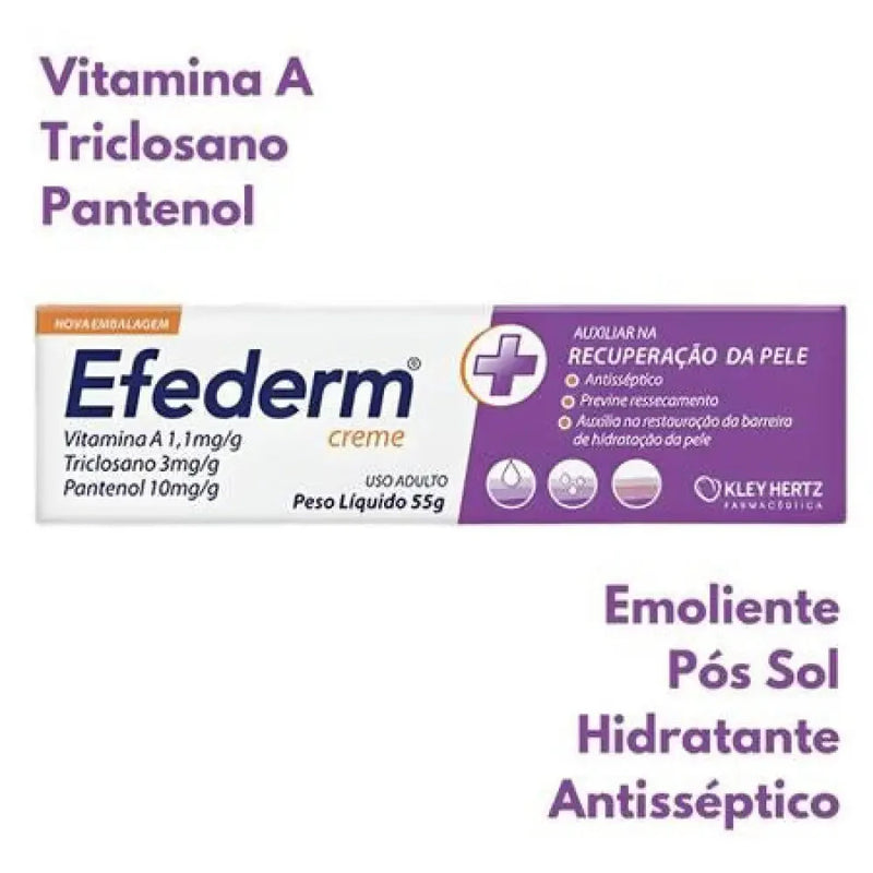 Compre 1 Leve 2 - Efederm Creme + Dois Brindes - Frete Grátis