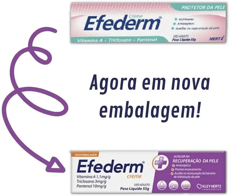 Compre 1 Leve 2 - Efederm Creme + Dois Brindes - Frete Grátis