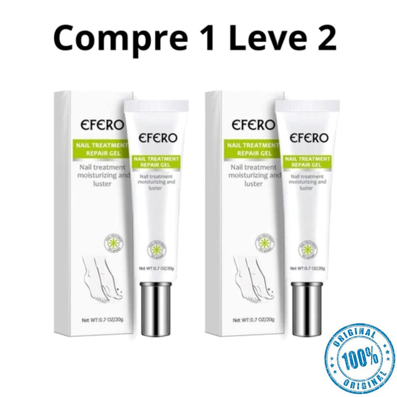 Compre 1 Leve 2 - Efero Nails - Gel Anti Fungos e Micoses + Brinde Licha de Unha