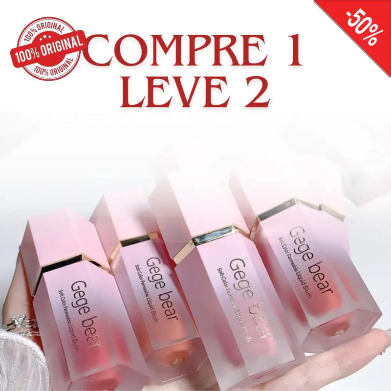 Compre 1 Leve 2 - Gege Bear Blush Líquido + 2 Brindes