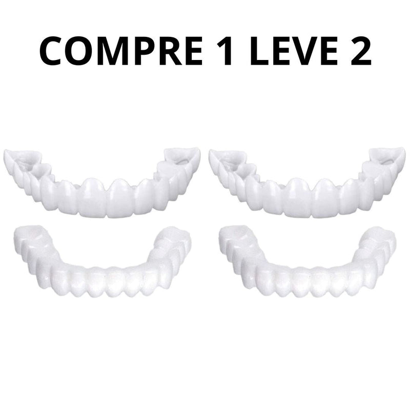 Compre 1 Leve 2 - Lentes Dental White® 100% Ajustável - Kit Superior + Inferior - Site Oficial De Vendas