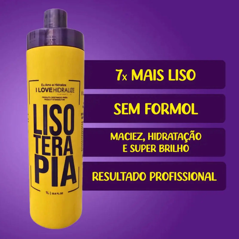 Compre 1 Leve 2 - Lisoterapia (Cabelo Liso Imediato) + 2 Brindes