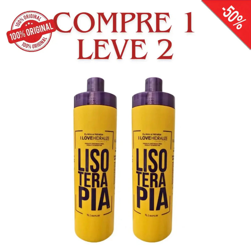 Compre 1 Leve 2 - Lisoterapia (Cabelo Liso Imediato) + 2 Brindes