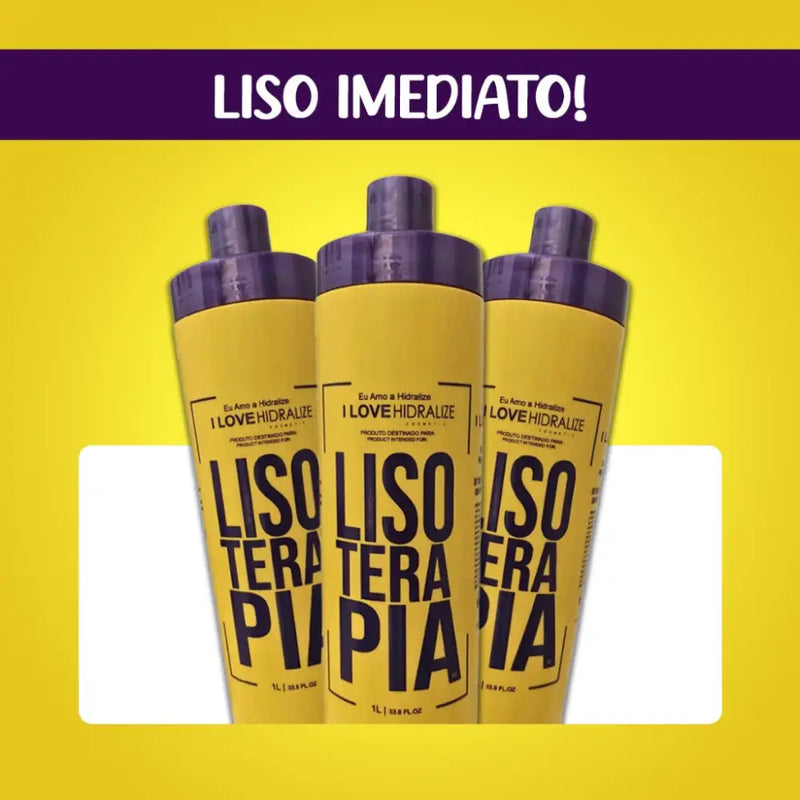 Compre 1 Leve 2 - Lisoterapia (Cabelo Liso Imediato) + 2 Brindes