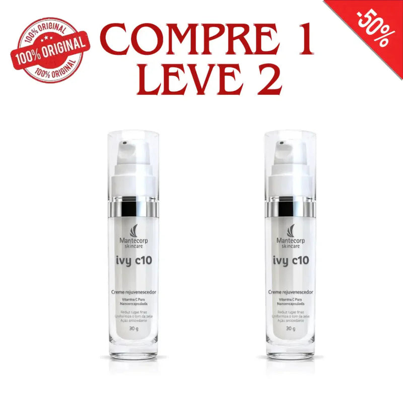 Compre 1 Leve 2 - Mantecorp Skincare Ivy c10 - Creme Rejuvenescedor