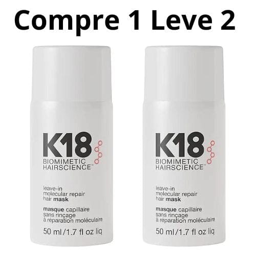 Compre 1 Leve 2 - Máscara Capilar K18® + Brinde - Oferta Somente Hoje