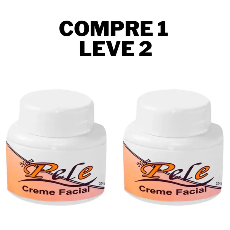 Compre 1 Leve 2 - Nova Pele Creme Facial + 2 Brindes Com Frete Off