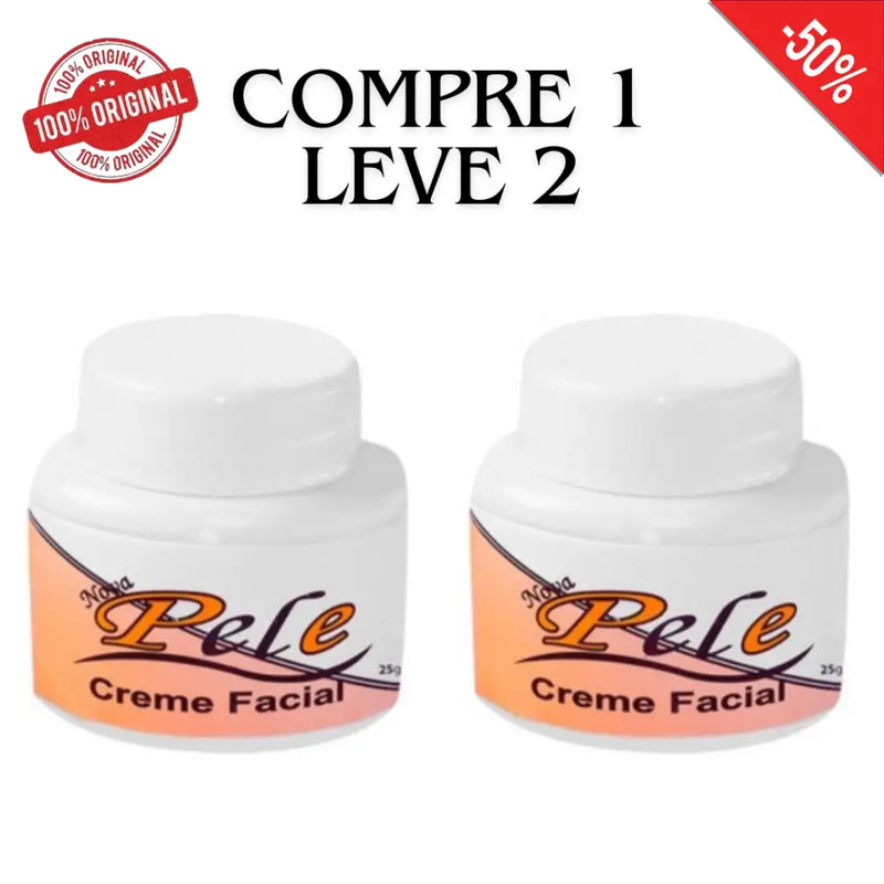 Compre 1 Leve 2 - Nova Pele Creme Facial + 2 Brindes Com Frete Off