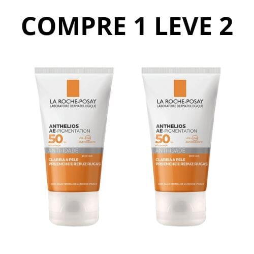 Compre 1 Leve 2 - Protetor Solar Facial La Roche-Posay Anthelios Anti-idade FPS 50 + Brinde - Oferta Somente Hoje