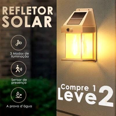 Compre 1 Leve 2 - Refletor Solar Ecolux + Brinde - Oferta Somente Hoje