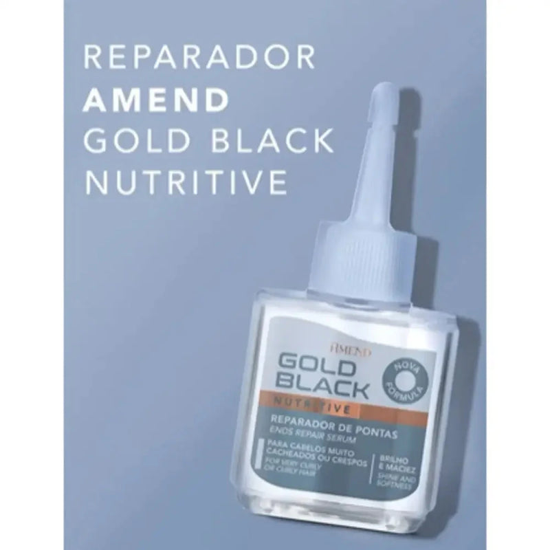 Compre 1 Leve 2 - Reparador de Pontas Gold Black - Reparador Amend