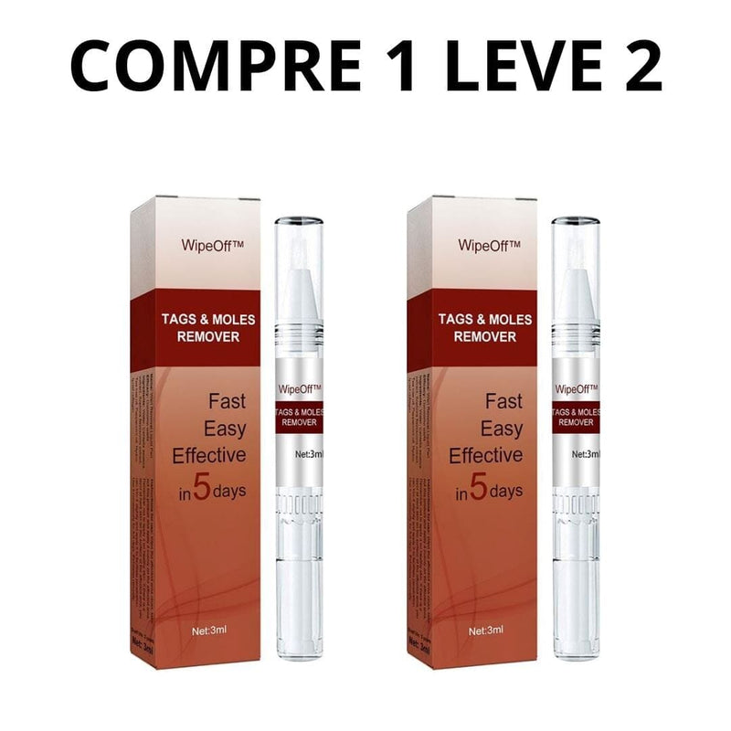 Compre 1 Leve 2 - WipeOff - Removedor De Marcas E Verrugas + Brinde - Oferta Somente Hoje