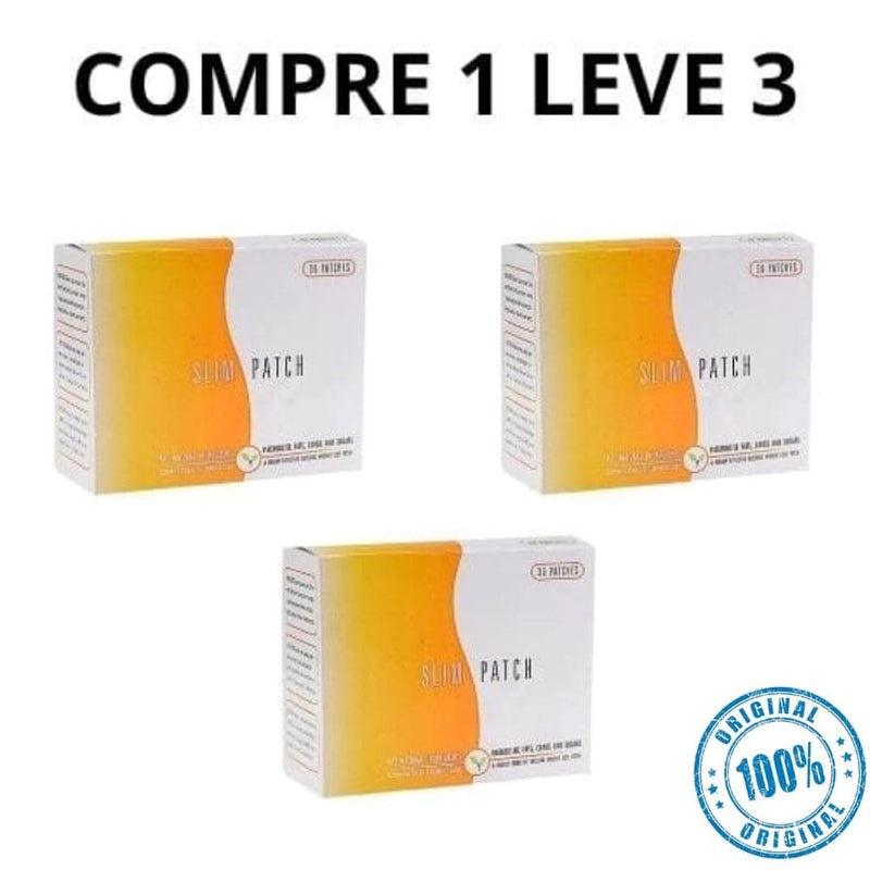 Compre 1 Leve 3 - Adesivo Emagrecedor Detox Slim Patch + Brinde