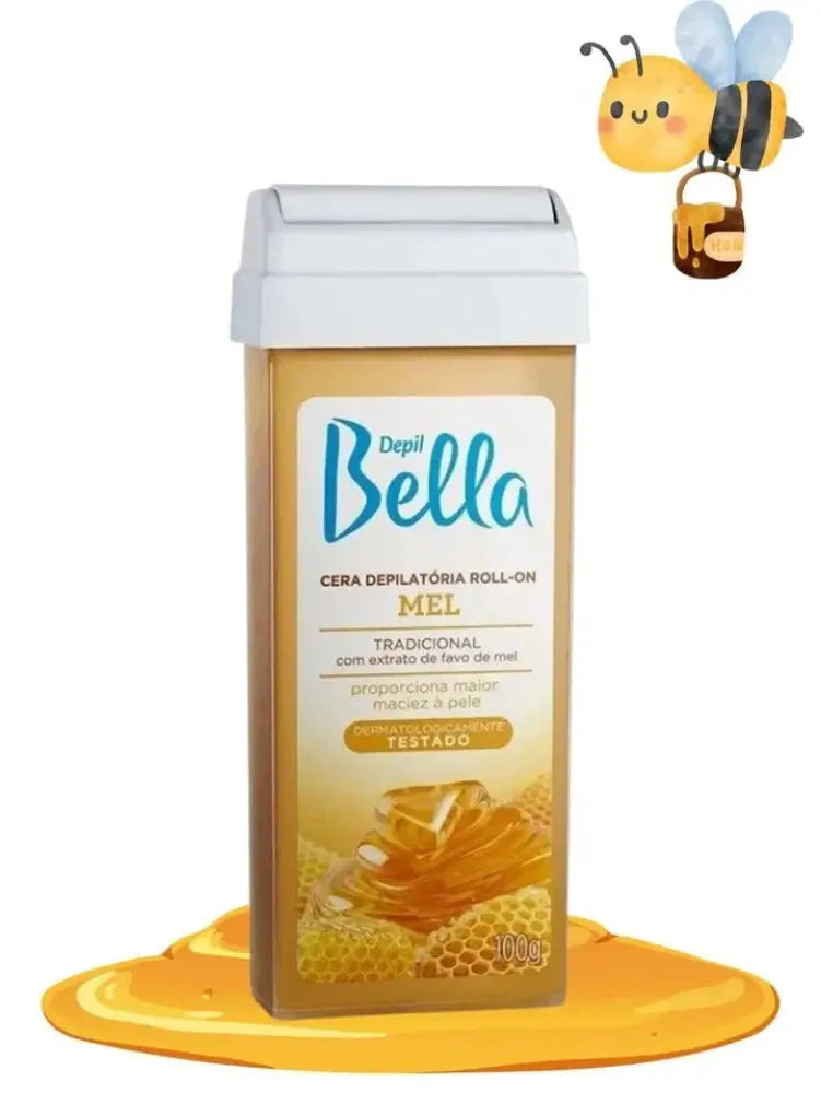 Compre 1 Leve 3 - Cera Roll On Depil Bella + 2 Brindes e Frete Grátis