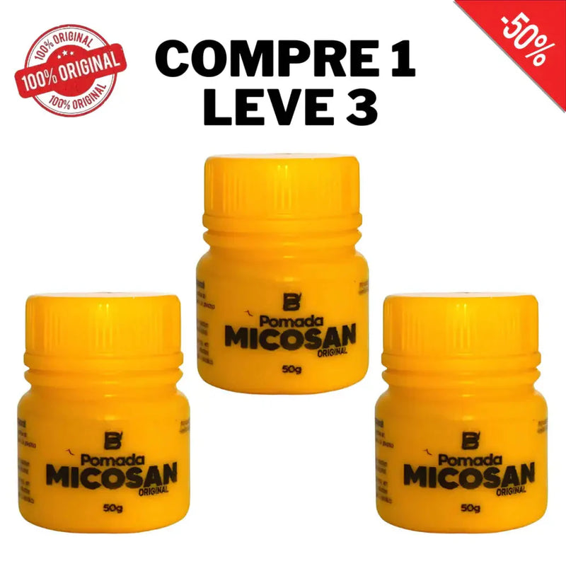 Compre 1 Leve 3 - Pomada Micosan + Dois Brindes - Frete Grátis