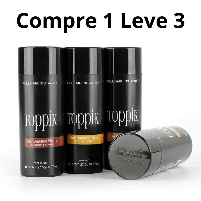 Compre 1 Leve 3 - Toppik Para Entradas e Falhas no Cabelo + Brinde