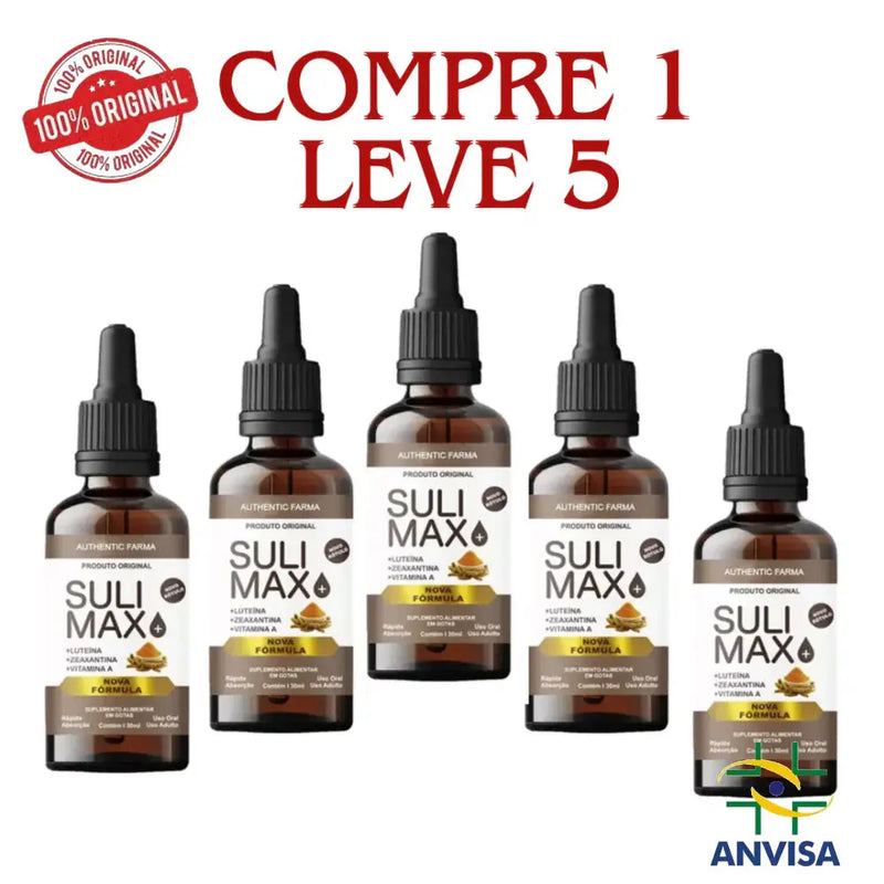 Compre 1 Leve 5 - Sulimax Para Fortalecimento - Frete Grátis + 2 Brindes