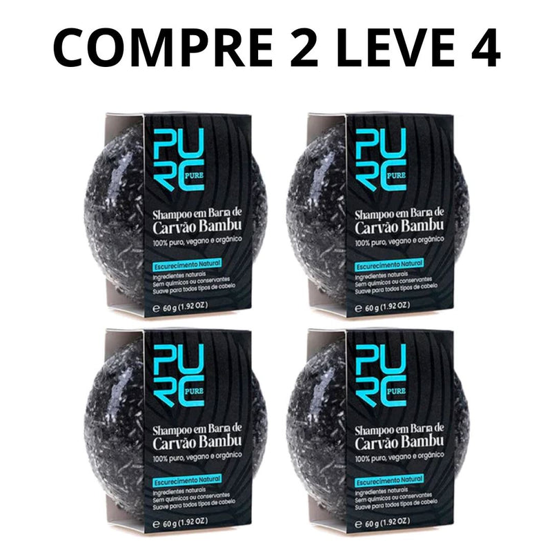 Compre 2 Leve 4 - Shampoo Para Escurecer Cabelo Pure Hair + Brinde - Site Oficial De Vendas