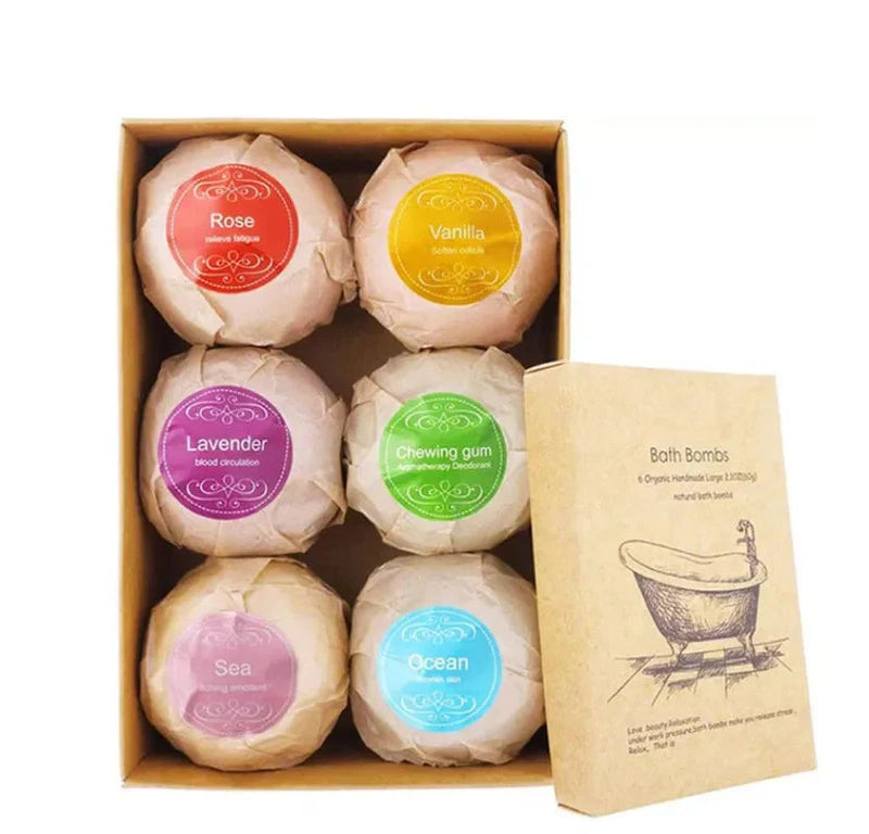 Compre 6 Leve 12 - Bath Bomb - Bolas Para Banho Hidratantes em Banheira + Brinde