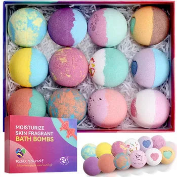 Compre 6 Leve 12 - Bath Bomb - Bolas Para Banho Hidratantes em Banheira + Brinde